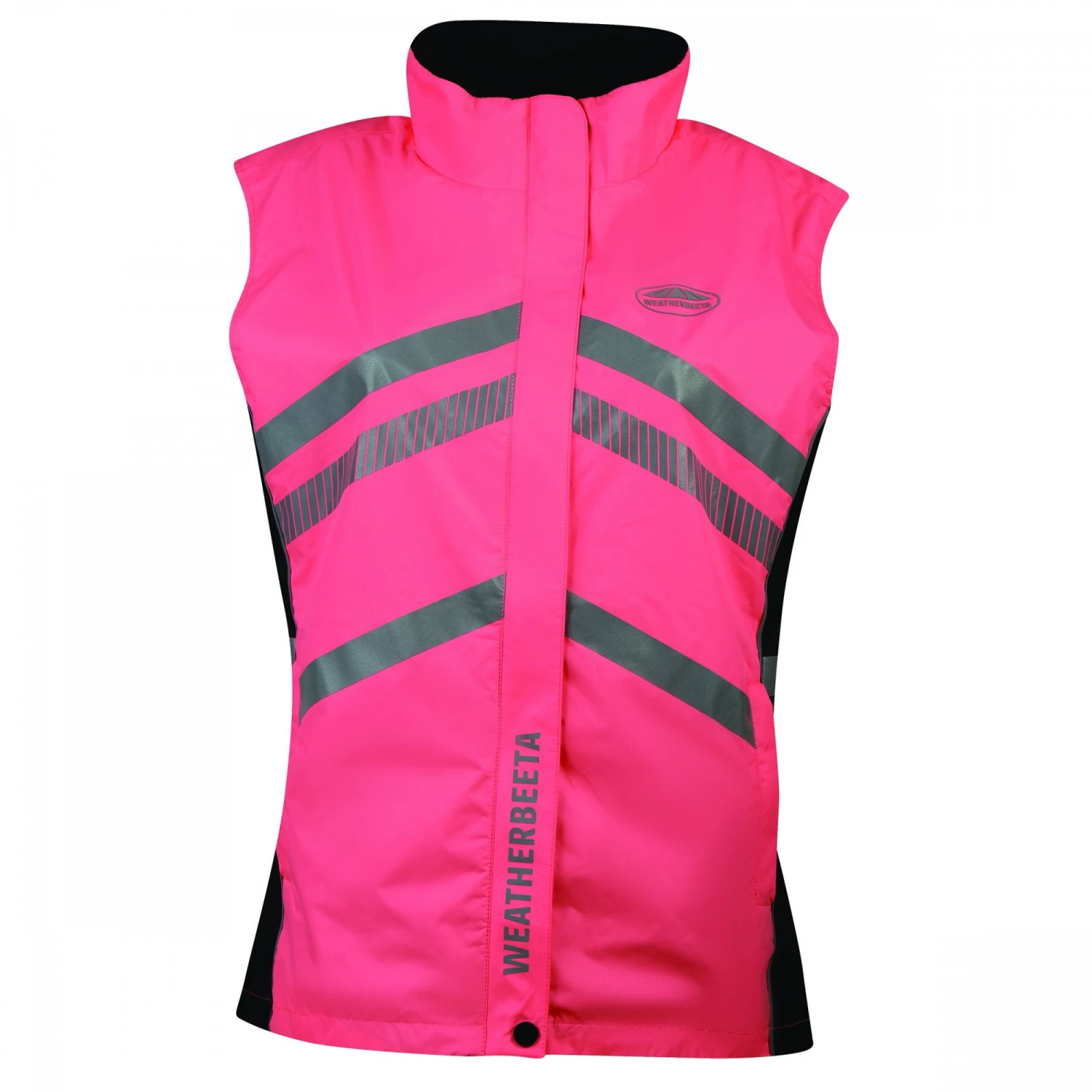 Weatherbeeta Adults Reflective Lightweight Waterproof Vest (Pink) 1 Weatherbeeta Adults Reflective Lightweight Waterproof Vest (Pink)