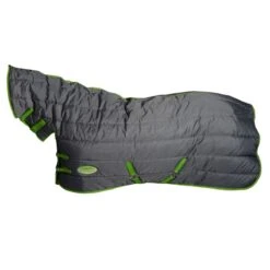 Weatherbeeta ComfiTec 210D Channel Quilt Stable Rug Combo 250g Medium (Grey/Lime) -Professional Equestrian Shop 17327h