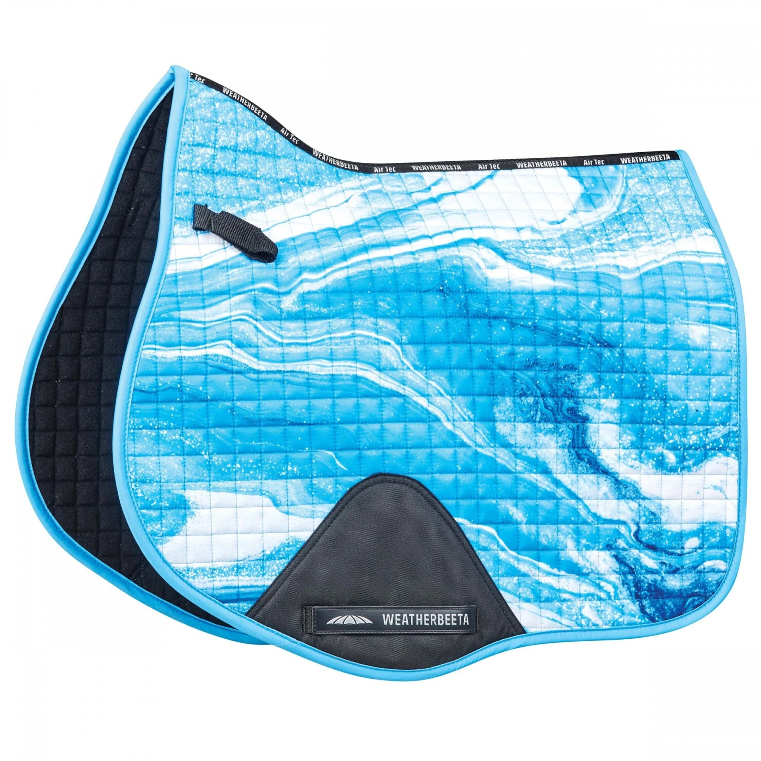 Weatherbeeta Prime Marble All Purpose Saddle Pad (Blue Swirl Marble Print) 1 Weatherbeeta Prime Marble All Purpose Saddle Pad (Blue Swirl Marble Print)