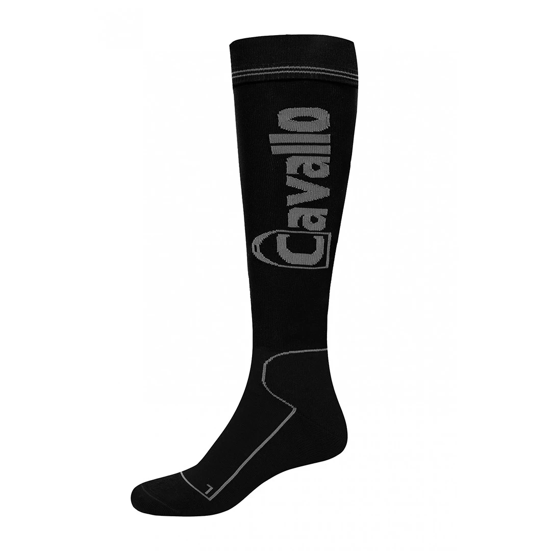 Cavallo Simo Long Socks (Black) 1 Cavallo Simo Long Socks (Black)