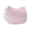 Eskadron Performance Glossy Wave Contrast Dressage Saddlepad (Powder Rose)