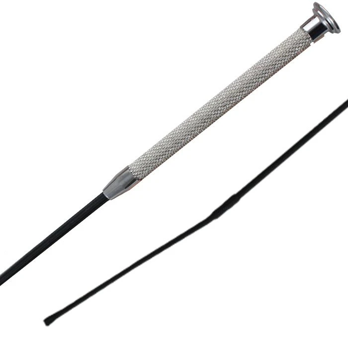 Woof Wear Glitz Dressage Whip (Silver) 1 Woof Wear Glitz Dressage Whip (Silver)