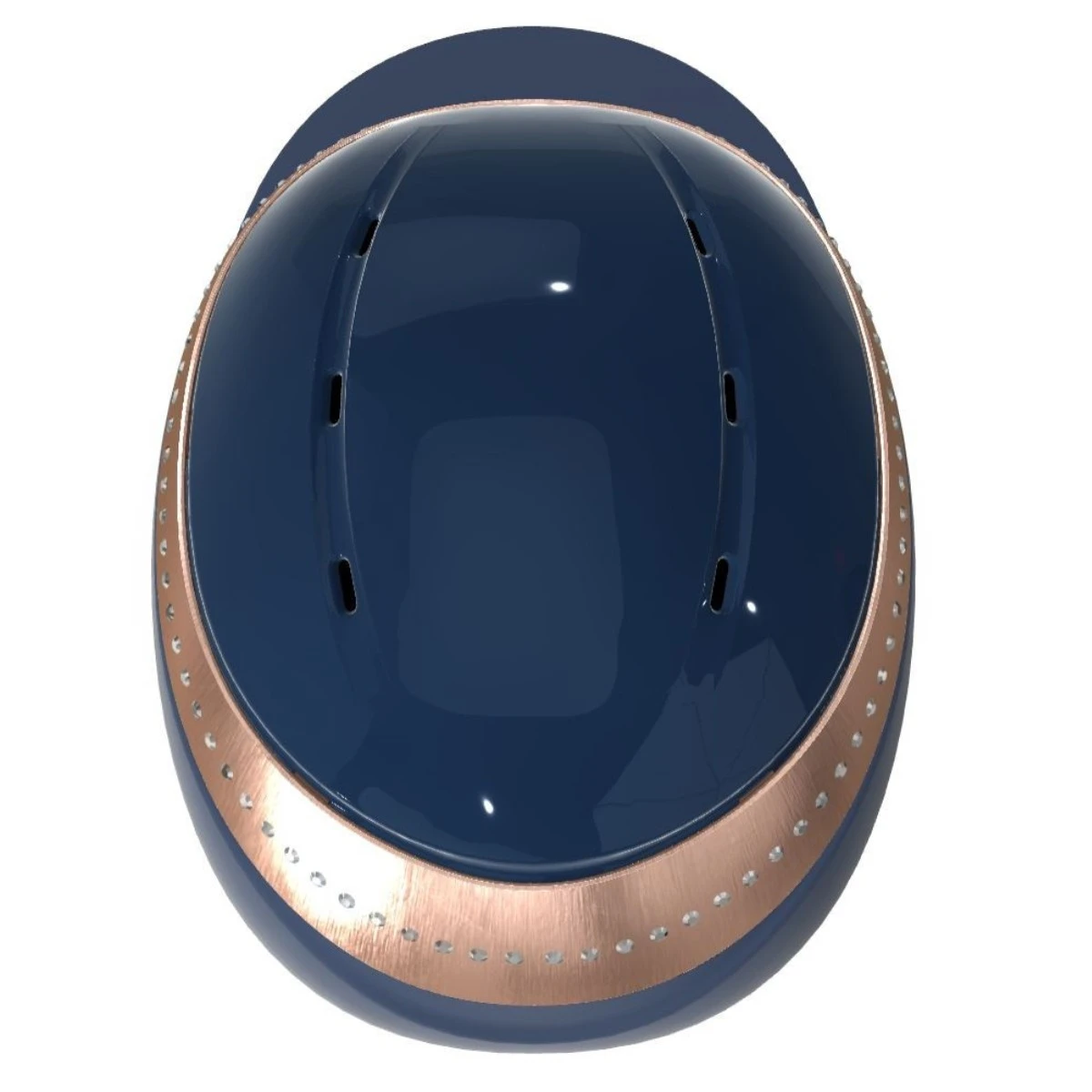 Charles Owen Halo CX Riding Hat (Midnight Gloss/Rose Gold Constelation Ring/Midnight Matt) 5 Charles Owen Halo CX Riding Hat (Midnight Gloss/Rose Gold Constelation Ring/Midnight Matt) - Image 5