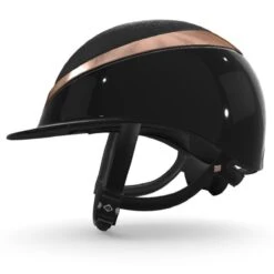 Charles Owen Halo CX Riding Hat (Crystal Top/Rose Gold Ring/Black Gloss) 8 Charles Owen Halo CX Riding Hat (Crystal Top/Rose Gold Ring/Black Gloss) -Professional Equestrian Shop 18006c