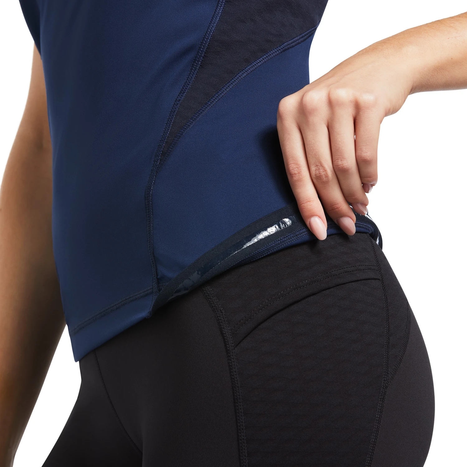 Ariat Women's Ascent Crew Short Sleeve Baselayer (Navy) 6 Ariat Women's Ascent Crew Short Sleeve Baselayer (Navy) - Image 6