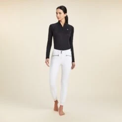 Ariat Women's Tri Factor X Bellatrix Full Seat Breeches (White) -Professional Equestrian Shop 18118c
