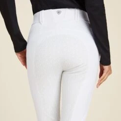 Ariat Women's Tri Factor X Bellatrix Full Seat Breeches (White) -Professional Equestrian Shop 18118e
