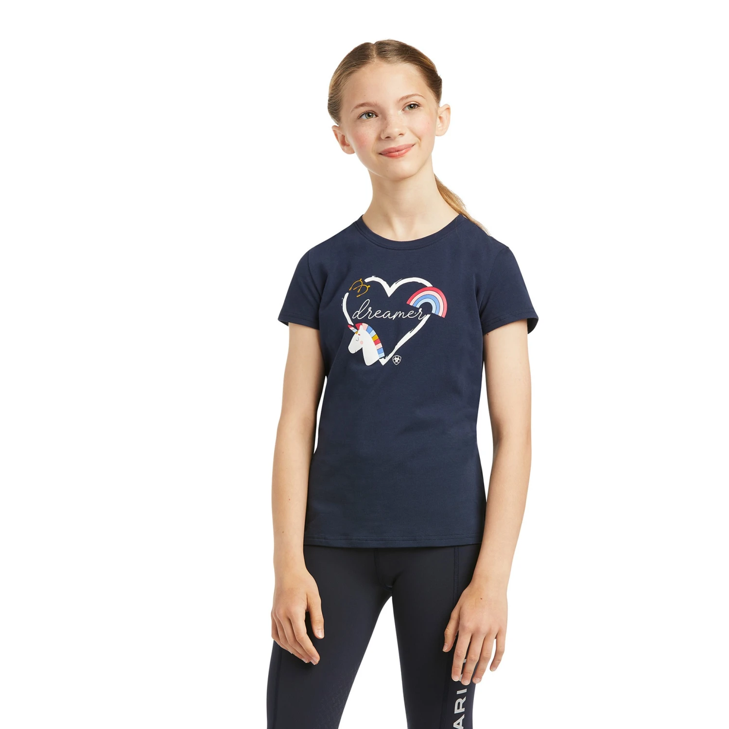 Ariat Youth's Someday Short Sleeve T-Shirt (Navy) 1 Ariat Youth's Someday Short Sleeve T-Shirt (Navy)