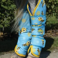 Weatherbeeta 1200D Wide Tab Travel Boots (Bee Print) -Professional Equestrian Shop 18173e