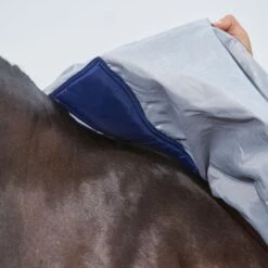 Weatherbeeta Comfitec 600D/Mesh II Combo Neck (Silver/Silver) -Professional Equestrian Shop 18175e