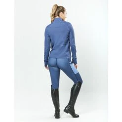 Dublin Ladies Kendra Full Zip Tech Training Jacket (Blueberry Navy) -Professional Equestrian Shop 18341e