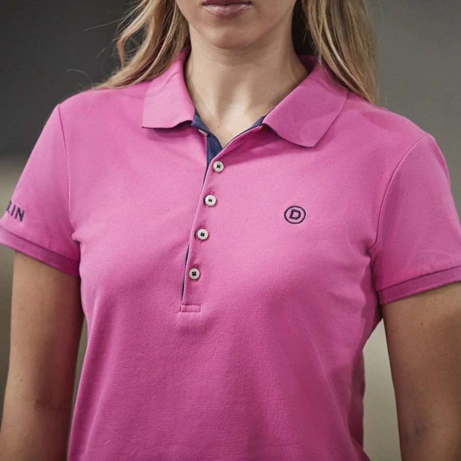 Dublin Ladies Lily Cap Sleeve Polo (Red Violet) 7 Dublin Ladies Lily Cap Sleeve Polo (Red Violet) - Image 7