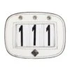 LeMieux Diamante Saddle Pad Number Holder (White)