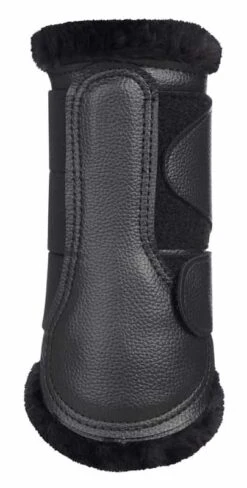 LeMieux Fleece Lined Brushing Boots ( Black) -Professional Equestrian Shop 18572c