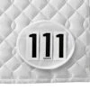 Eskadron Dressage Number Holder - Velcro (White)