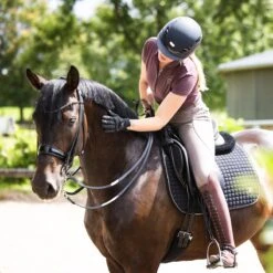 Abus X Pikeur AirLuxe Supreme Riding Hat (Black) -Professional Equestrian Shop 19096i