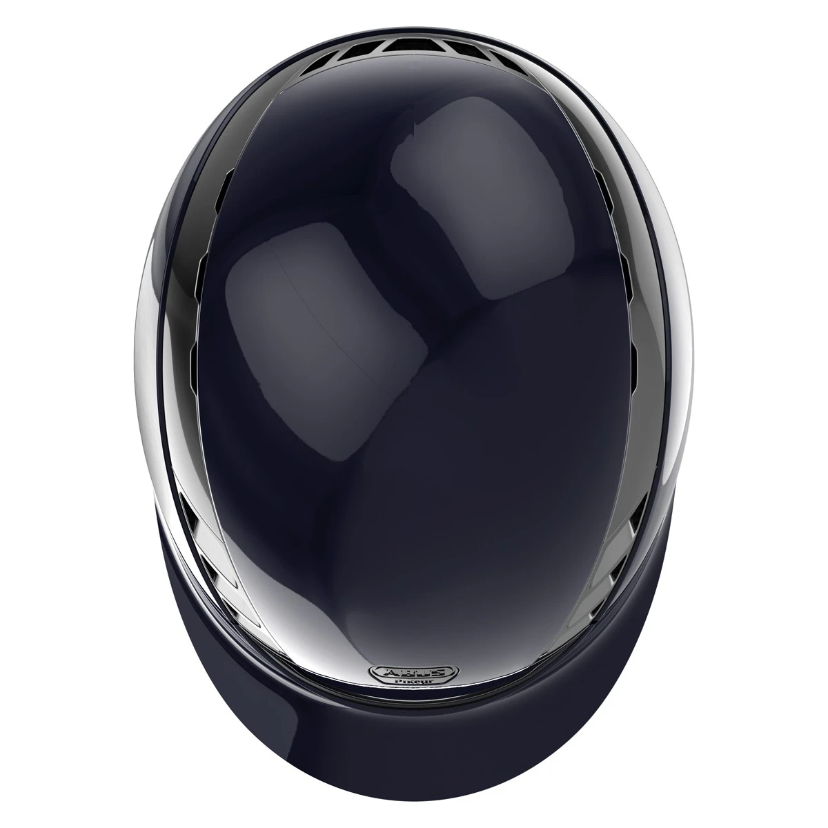 Abus X Pikeur AirLuxe Chrome Riding Hat (Shiny Midnight Blue) 4 Abus X Pikeur AirLuxe Chrome Riding Hat (Shiny Midnight Blue) - Image 4