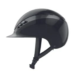 Abus X Pikeur AirLuxe Chrome Riding Hat (Shiny Black) -Professional Equestrian Shop 19167c