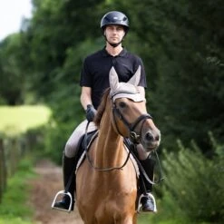 Abus X Pikeur AirLuxe Pure Riding Hat (Black) -Professional Equestrian Shop 19170j