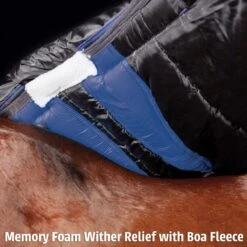 Weatherbeeta Comfitec Plus Dynamic Ii Combo Neck 220g Medium (Black/Red/Silver) -Professional Equestrian Shop 19186d