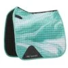 Weatherbeeta Prime Marble Dressage Saddle Pad (Turquoise Swirl Marble Print)