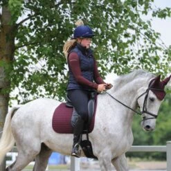 Weatherbeeta Prime Dressage Saddle Pad (Mulberry) -Professional Equestrian Shop 19251c