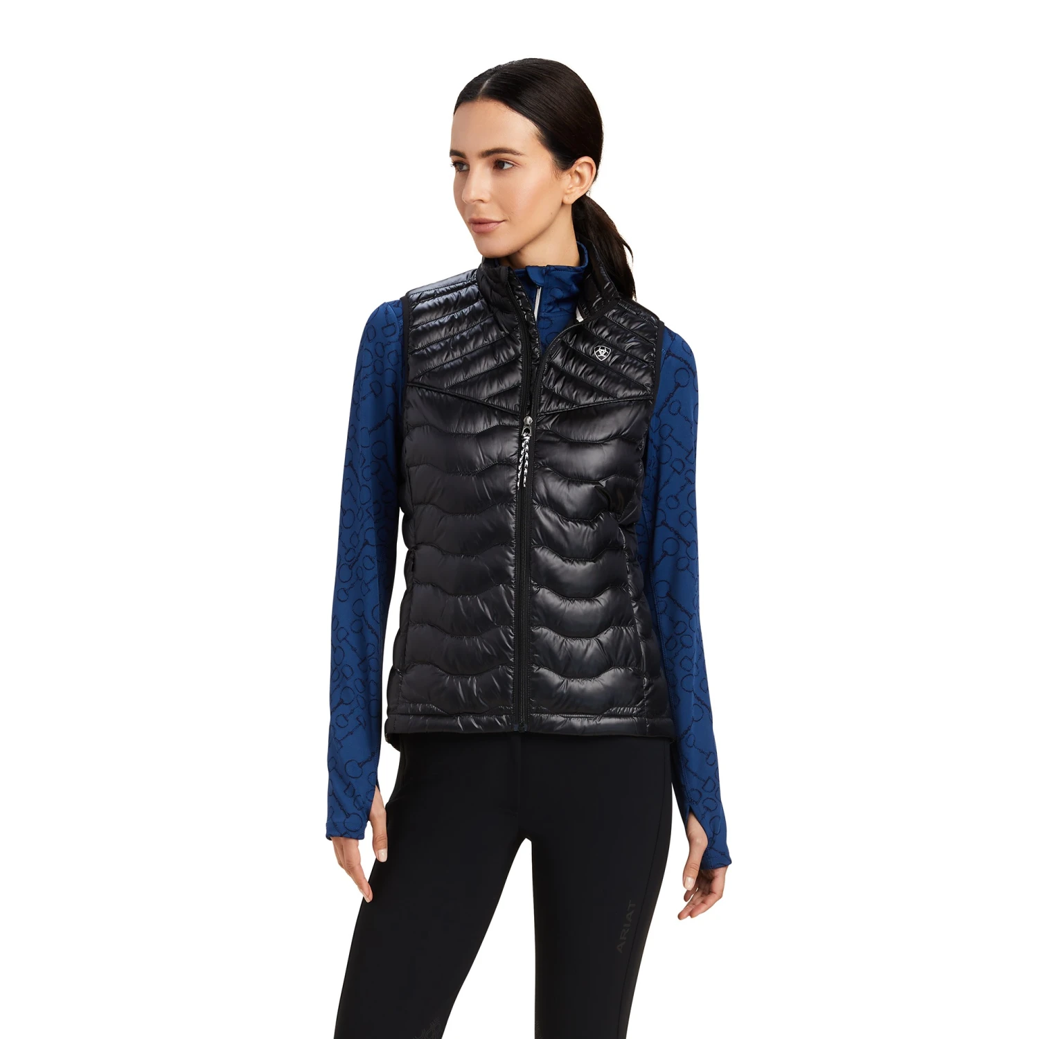 Ariat Womens Ideal Down Vest (Black) 1 Ariat Womens Ideal Down Vest (Black)