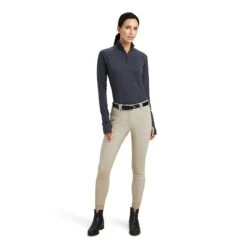 Ariat Womens Lumina Lowell Long Sleeve Baselayer (Ebony) -Professional Equestrian Shop 19334b