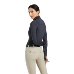 Ariat Womens Lumina Lowell Long Sleeve Baselayer (Ebony) -Professional Equestrian Shop 19334c