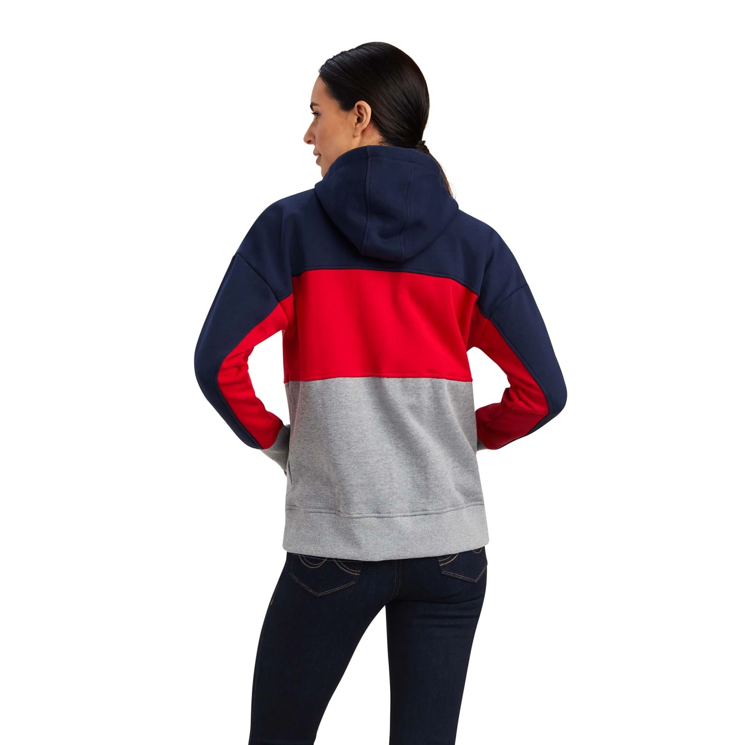 Ariat Womens Rabere Team Hood (Navy) 2 Ariat Womens Rabere Team Hood (Navy) - Image 2