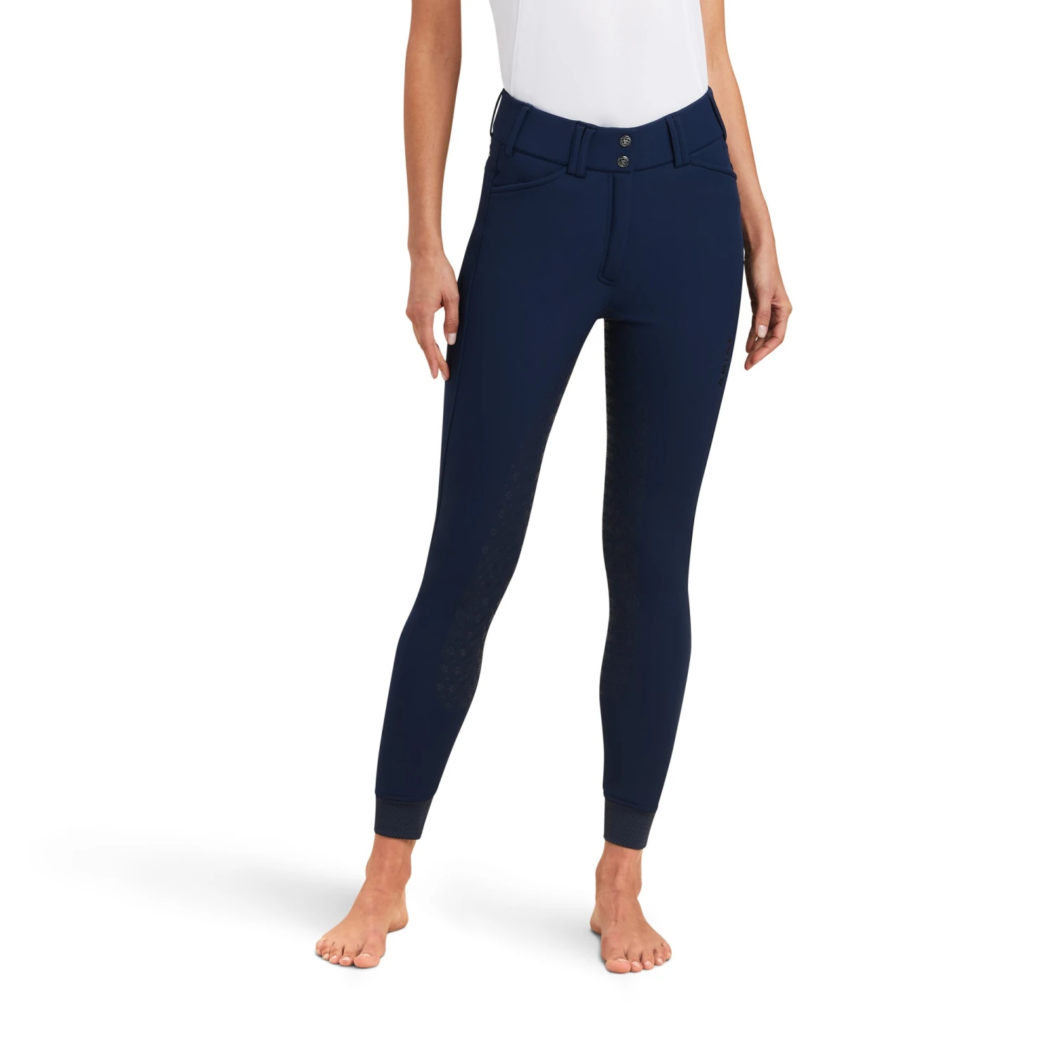 Ariat Womens Tri Factor Frost Insulated Full Seat Breeches (Navy) 1 Ariat Womens Tri Factor Frost Insulated Full Seat Breeches (Navy)