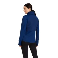Ariat Womens Venture 1/2 Zip Sweatshirt (Estate Blue) -Professional Equestrian Shop 19363c