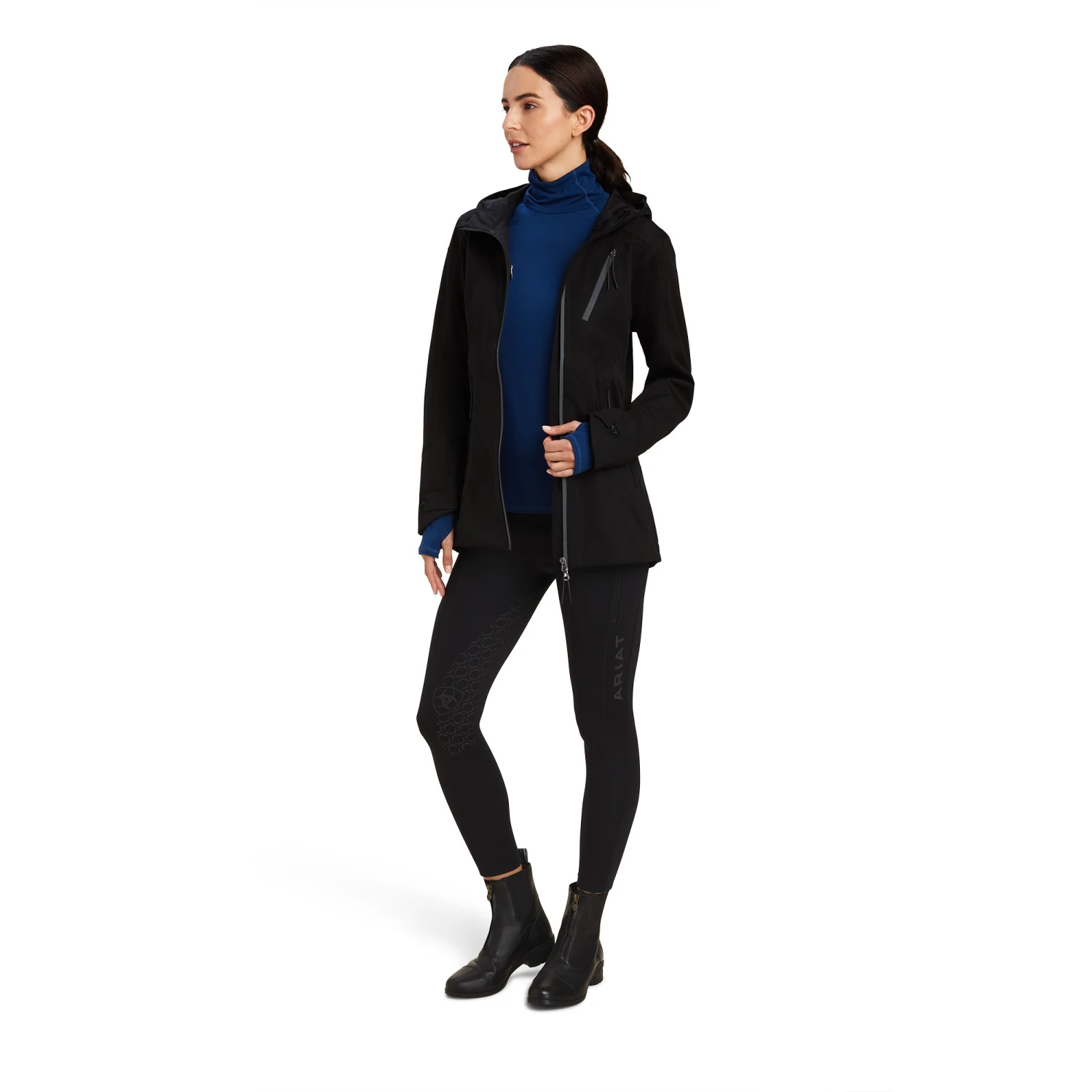 Ariat Womens Venture H2O Jacket (Black) 2 Ariat Womens Venture H2O Jacket (Black) - Image 2