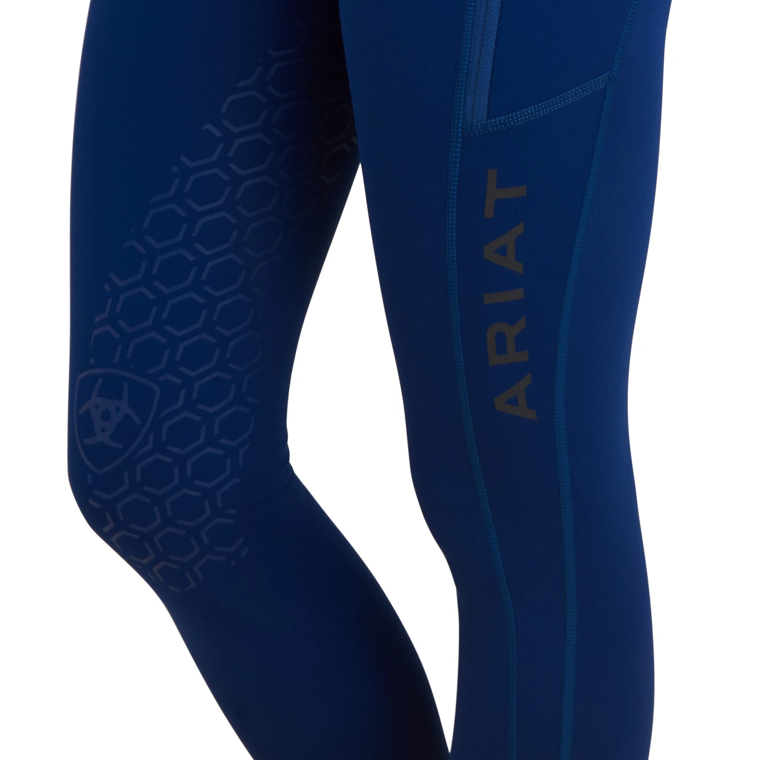 Ariat Womens Venture Thermal Knee Patch Tight (Estate Blue) 4 Ariat Womens Venture Thermal Knee Patch Tight (Estate Blue) - Image 4