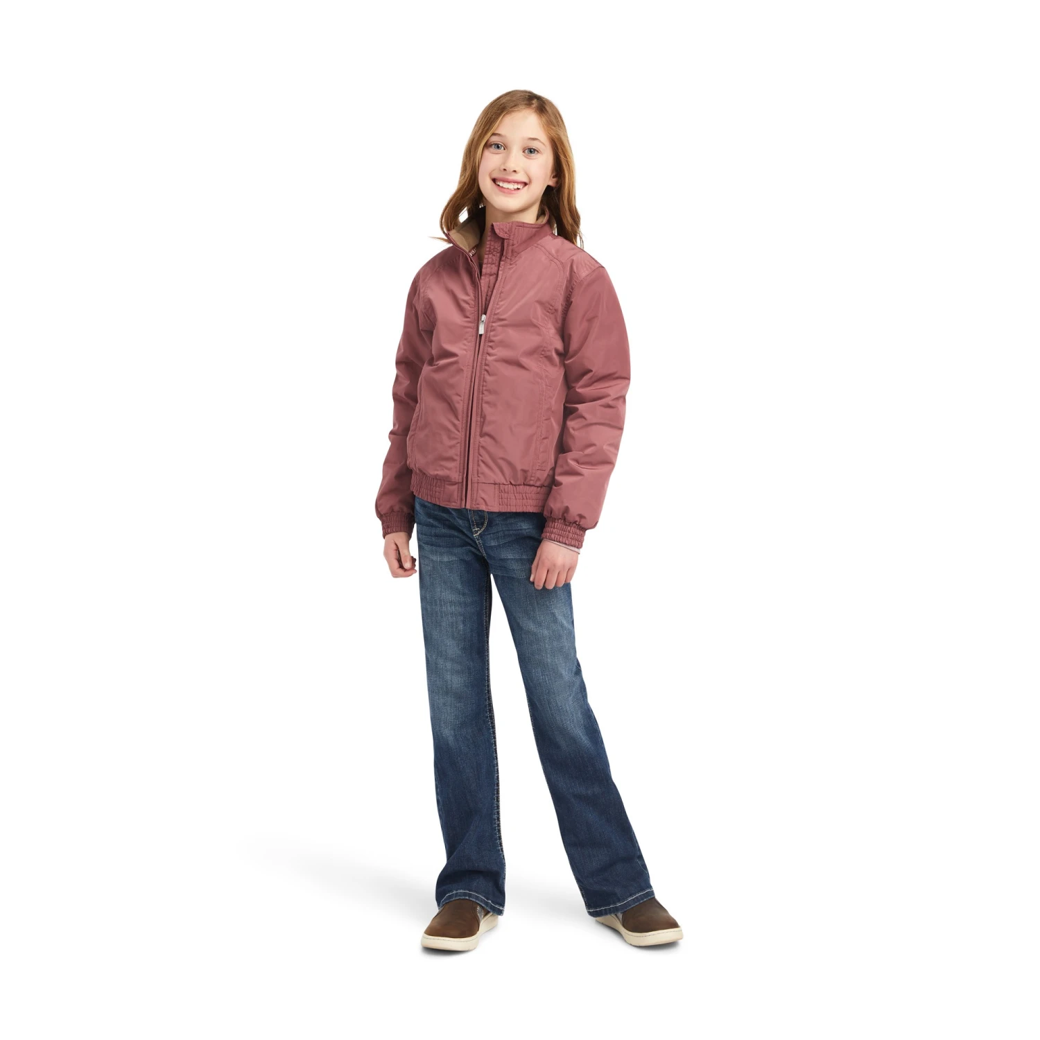 Ariat Youth Stable Insulated Jacket (Wild Ginger) 2 Ariat Youth Stable Insulated Jacket (Wild Ginger) - Image 2