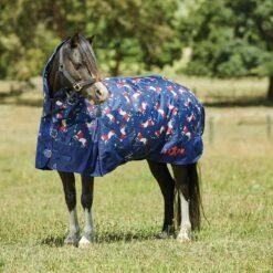 Saxon 600D Pony Combo Neck Medium (Blue Unicorn Print) 6 Saxon 600D Pony Combo Neck Medium (Blue Unicorn Print) -Professional Equestrian Shop 19527c