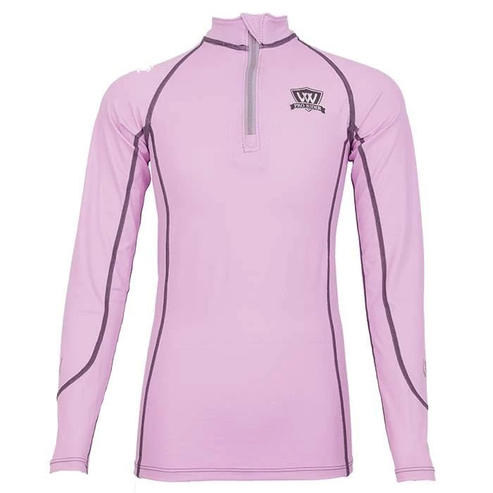 Woof Wear Young Rider Pro Performance Shirt (Lilac) 1 Woof Wear Young Rider Pro Performance Shirt (Lilac)