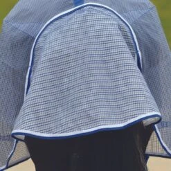 Weatherbeeta Comfitec Ripshield Plus Fly Rug With Ultra Belly Wrap Combo Neck(White/Blue) -Professional Equestrian Shop 19706g