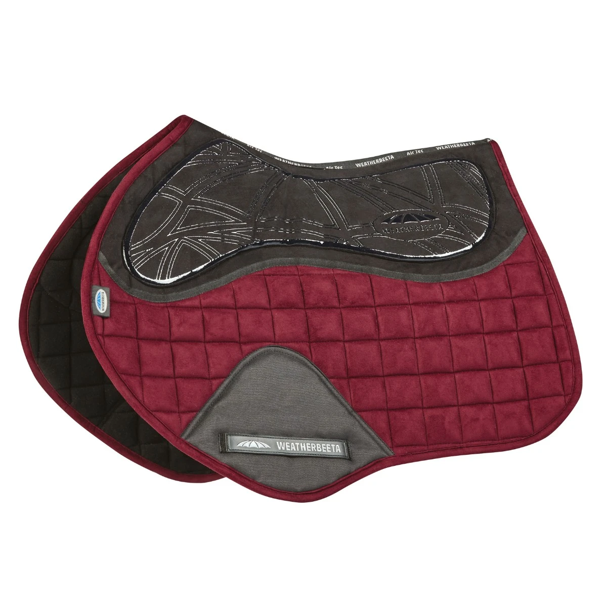 Weatherbeeta Ultra Grip Jump Saddle Pad (Burgundy) 1 Weatherbeeta Ultra Grip Jump Saddle Pad (Burgundy)