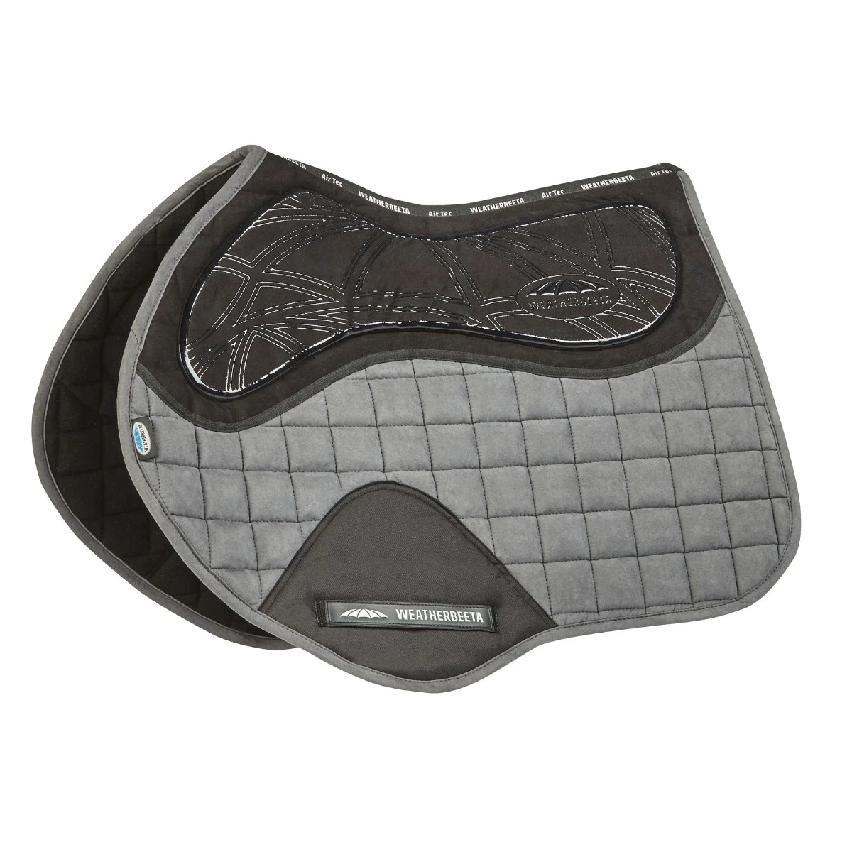 Weatherbeeta Ultra Grip Jump Saddle Pad (Grey) 1 Weatherbeeta Ultra Grip Jump Saddle Pad (Grey)
