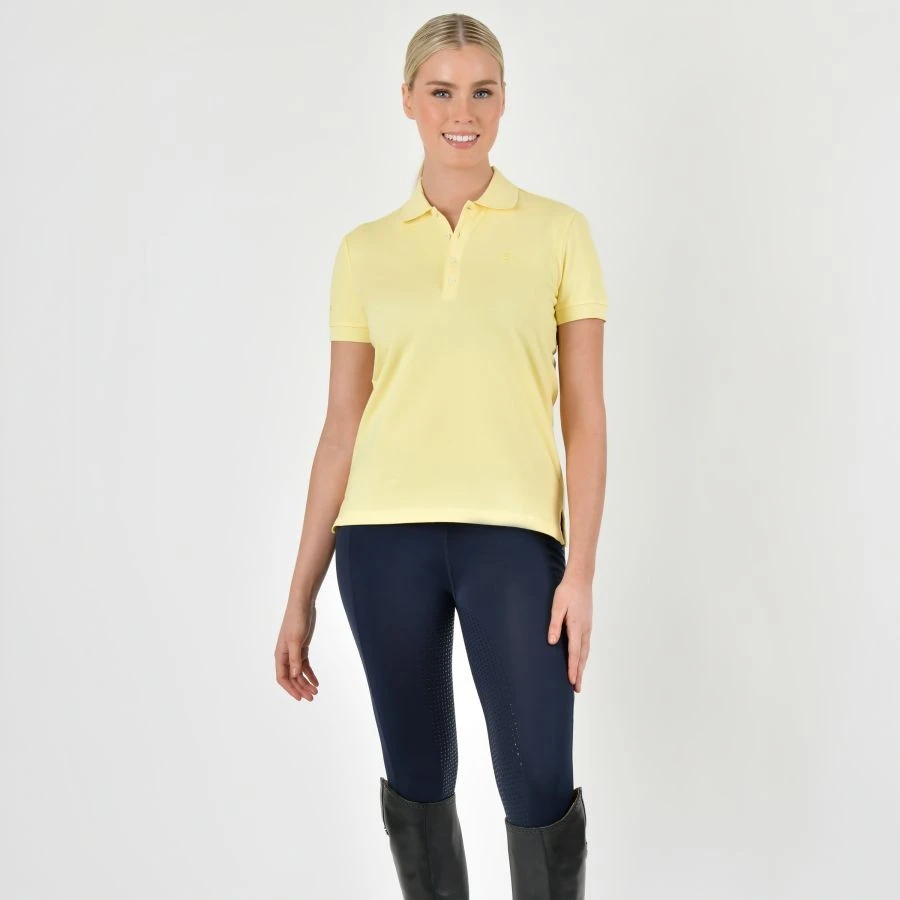 Dublin Ladies Lily Cap Sleeve Polo (Butter) 3 Dublin Ladies Lily Cap Sleeve Polo (Butter) - Image 3