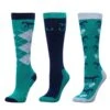 Dublin Adults 3 Pack Socks (Jade Argyle)