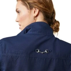 Ariat Womens Calumet Field Jacket (Navy) 10 Ariat Womens Calumet Field Jacket (Navy) -Professional Equestrian Shop 19888e