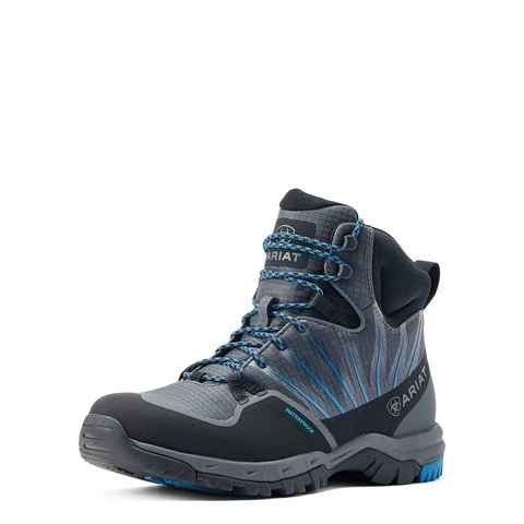 Ariat Mens Skyline Solaris Waterproof Boot (Grey/Saphire) 1 Ariat Mens Skyline Solaris Waterproof Boot (Grey/Saphire)