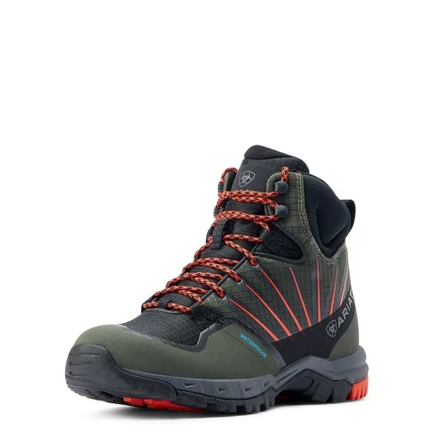 Ariat Womens Skyline Solaris Waterproof Boot (Forest/Orange) 1 Ariat Womens Skyline Solaris Waterproof Boot (Forest/Orange)