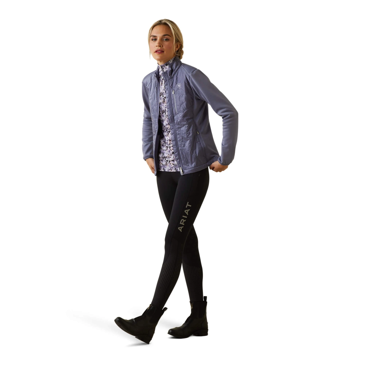 Ariat Womens Fusion Insulated Jacket (Dusky Granite) 2 Ariat Womens Fusion Insulated Jacket (Dusky Granite) - Image 2