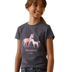 Ariat Youth Cuteness T-Shirt (Periscope) -Professional Equestrian Shop 19994d