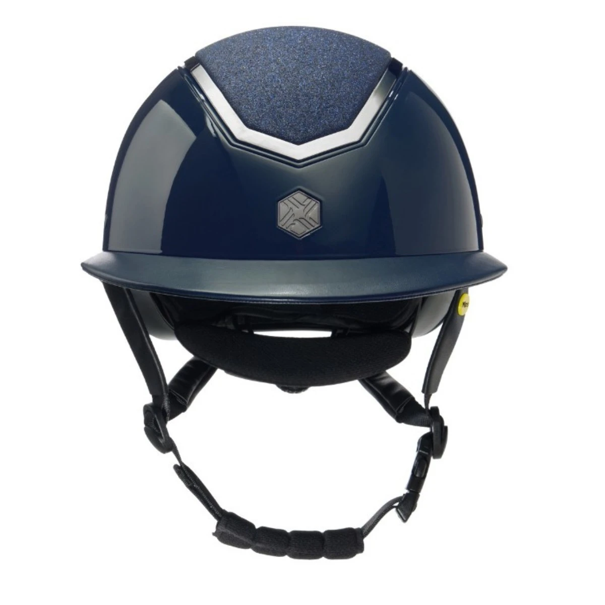 EQx Kylo Riding Helmet Wide Peak (Navy Gloss) MIPS - Pre Order 2 EQx Kylo Riding Helmet Wide Peak (Navy Gloss) MIPS - Pre Order - Image 2