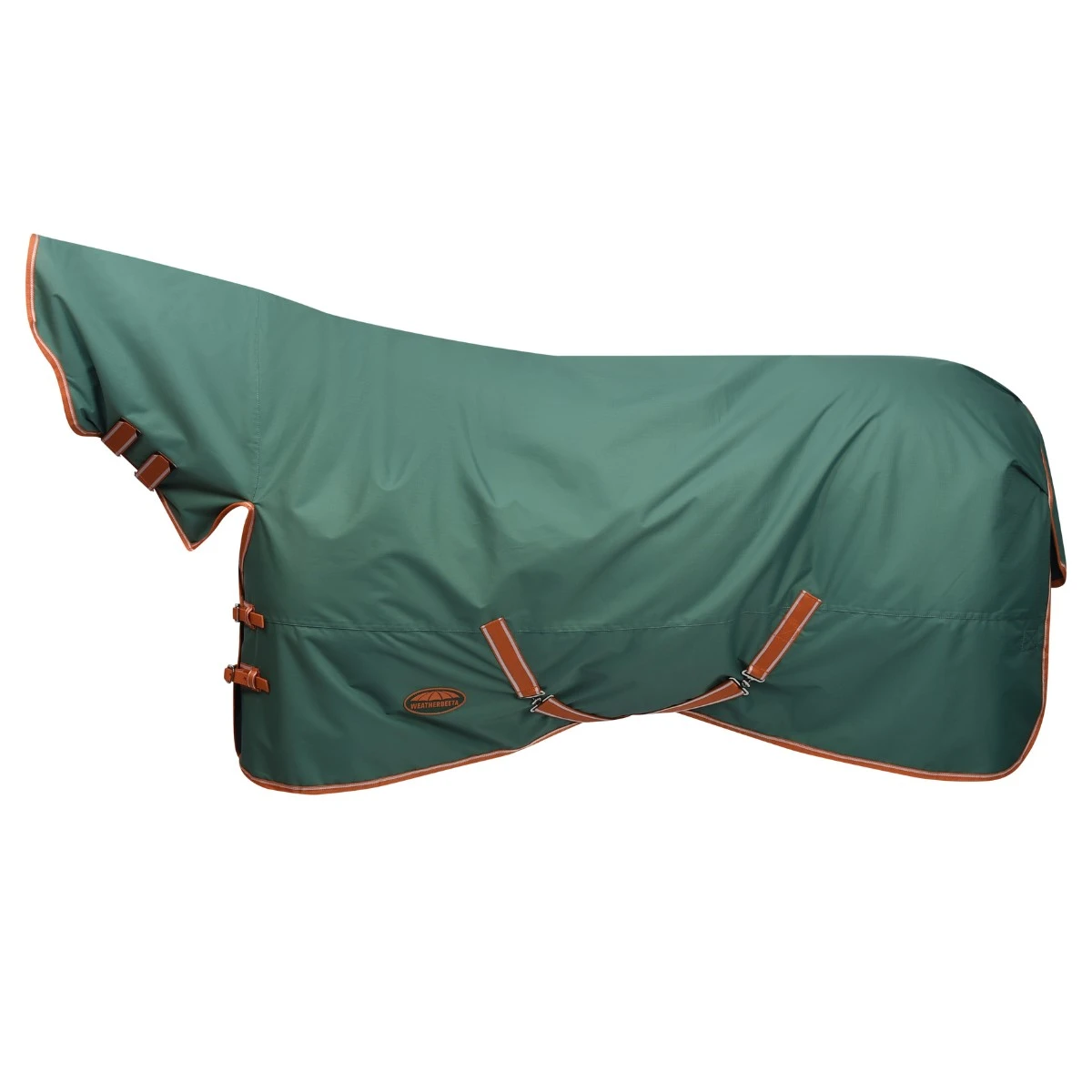 Weatherbeeta Comfitec Tyro Combo Neck Lite Plus Turnout (Green/Burnt Orange/White) 2 Weatherbeeta Comfitec Tyro Combo Neck Lite Plus Turnout (Green/Burnt Orange/White) - Image 2