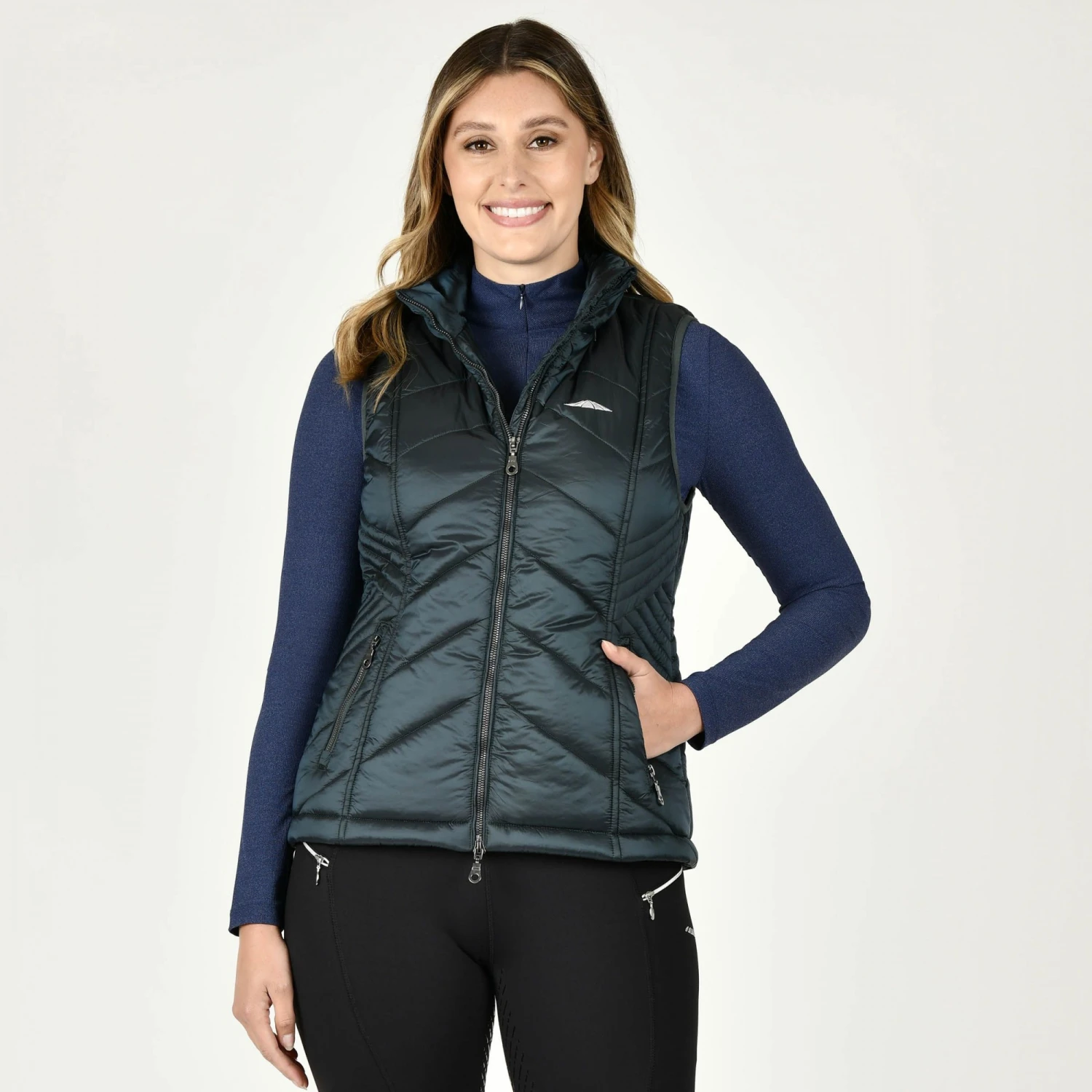 Weatherbeeta Ladies Presley Puffer Vest (Pine) 1 Weatherbeeta Ladies Presley Puffer Vest (Pine)